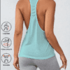 Sleeveless Sports Tank Top
